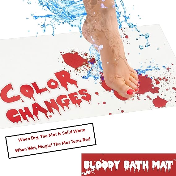 BloodyBathMat™-Create the Ultimate Halloween Prank! - Linkinexpress